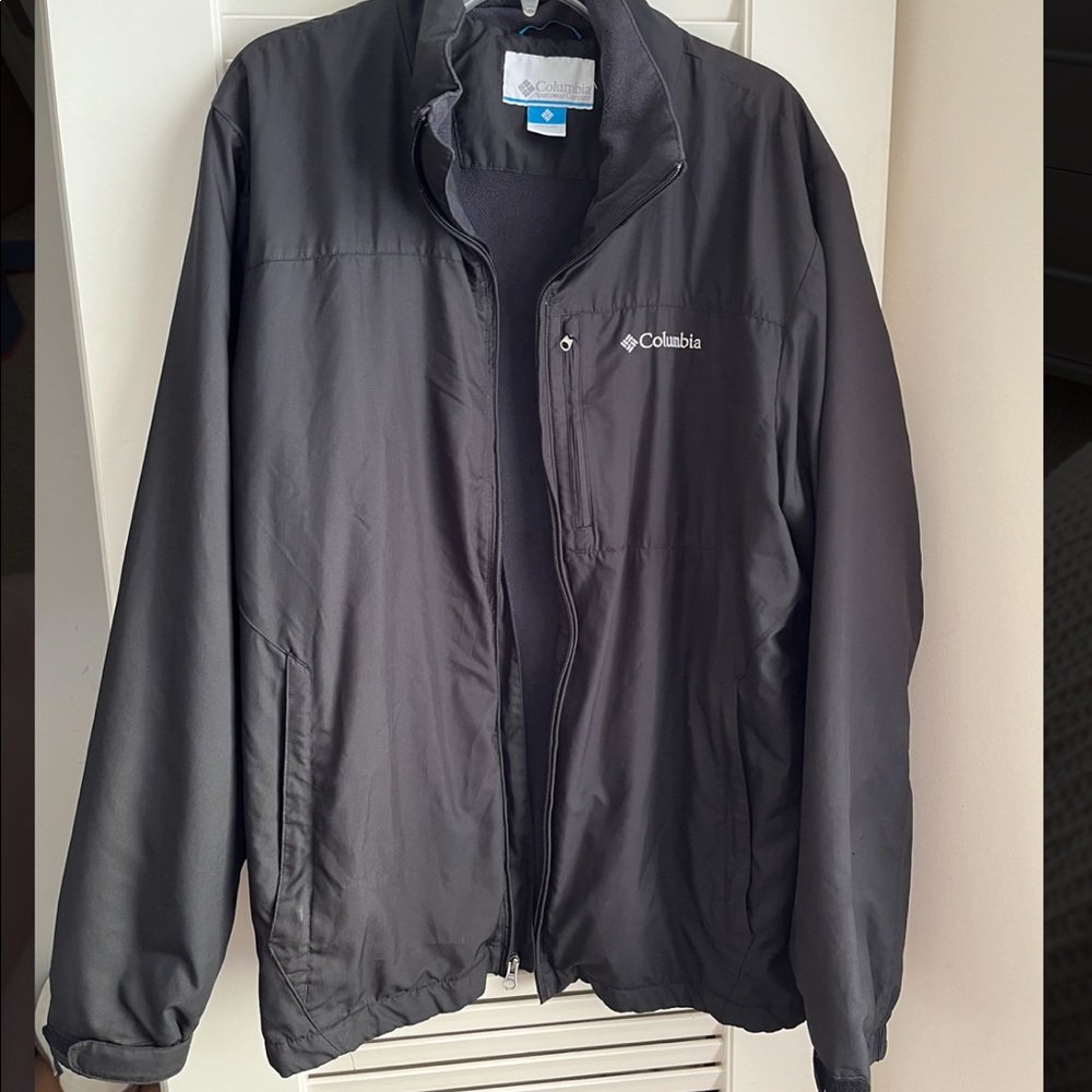 Black Columbus full zip jacket
